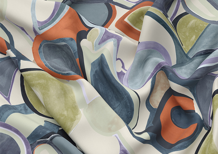 Pop, Denim - Made to Measure Curtains - Image 4